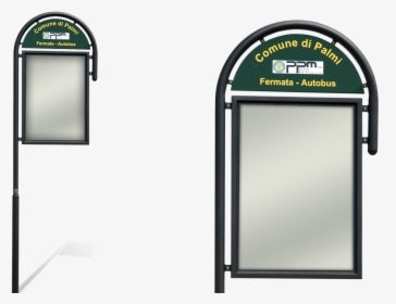 Vertical Table For Bus Stop Signal, Made Of Metal - Fermata Bus Png, Transparent Png, Free Download