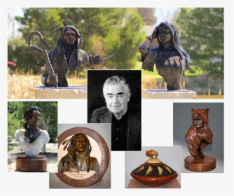 George Walbye And His Sculptures - Carving, HD Png Download, Free Download