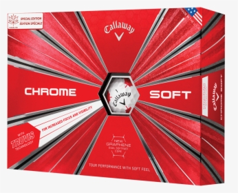 2018 Chrome Soft Truvis Maple Leaf Golf Balls - Callaway Truvis Box, HD Png Download, Free Download