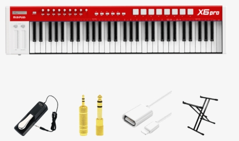 Midiplus X6/x8 X6 Pro 键盘 送钢琴踏板 X架等好礼 - Musical Keyboard, HD Png Download, Free Download