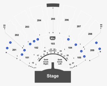 Gerald Ford Amphitheater Seating Chart, HD Png Download, Free Download