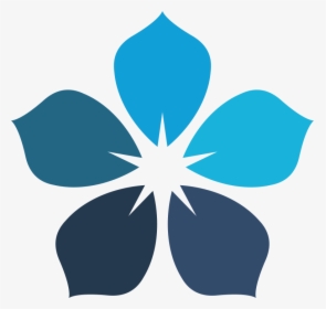 Blue Flower Logo Png, Transparent Png, Free Download