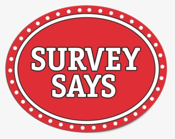 Survey Says Game Show Logo - Circle, HD Png Download, Free Download