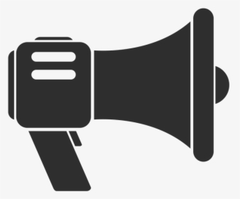 Icon, Black And White, Megaphone, Graphic, Design, - Loa Icon Png, Transparent Png, Free Download