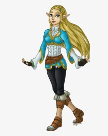 Transparent Zelda Breath Of The Wild Logo Png - Princess Zelda Breath Of The Wild, Png Download, Free Download
