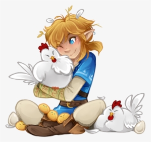 Cucco Chicks Tumblr Png Cute Link Loz - Cute The Legend Of Zelda Fan Art, Transparent Png, Free Download