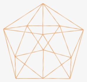 #rose Gold #geometric #shape #freetoedit #overlay - Geometric Shape Transparent Background, HD Png Download, Free Download