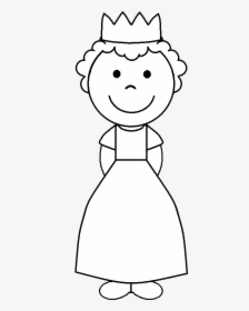 Background Courtesy Of - Princess Clipart Black And White Png, Transparent Png, Free Download