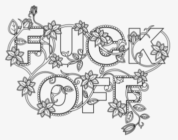 Adult Insult Coloring Page, HD Png Download, Free Download