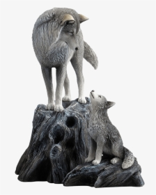 Guidance Wolf Statue - Statue, HD Png Download, Free Download