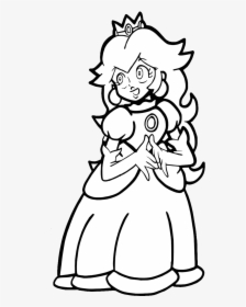 Clip Art Mario And Luigi Coloring Pages - Coloring Pages Princess Peach, HD Png Download, Free Download