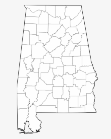 Map Of Alabama Montgomery, HD Png Download, Free Download