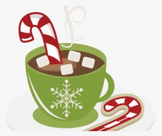 Clip Art Hot Chocolate Candy Canes - Christmas Hot Chocolate Png, Transparent Png, Free Download