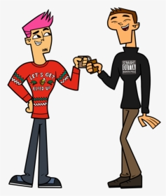 Devin And Ennui By Evaheartsart - Total Drama Devin And Ennui, HD Png Download, Free Download