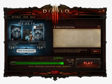 Diablo 3 Launcher Png, Transparent Png, Free Download