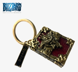 Diablo Iii Kane Book Key Chain Metal Pendant Key Chain - Diablo Book Of Cain Keychain, HD Png Download, Free Download