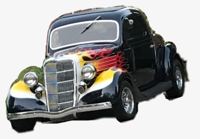 #hotrod #flames #freetoedit - Pickup Truck, HD Png Download, Free Download