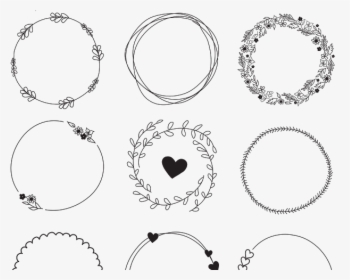 Hand Drawn Wreath Clipart, HD Png Download, Free Download
