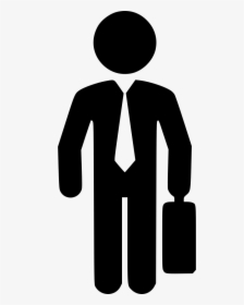 Man Suitcase - Man With Suitcase Svg, HD Png Download, Free Download