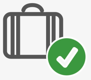 Acceptable Luggage - Baggage Check In Logo, HD Png Download, Free Download