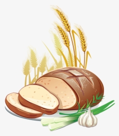 Wheat Bread Wheat Clipart - Bread And Wheat Clipart, HD Png Download, Free Download