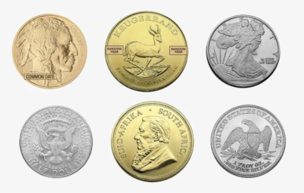 Silver Coin Png Transparent - Silver Gold Coin, Png Download, Free Download