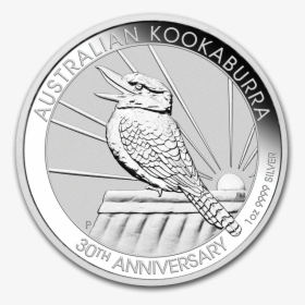 1oz Australian Kookaburra Silver Coin Reverse - Kookaburra 2020 1 Oz, HD Png Download, Free Download