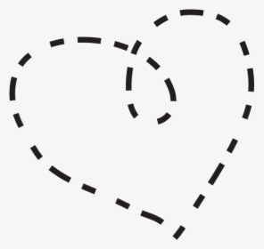 Dashed Love Heart - Circle, HD Png Download, Free Download