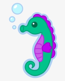 Transparent Seahorse Silhouette Png - Seahorse Clipart Cute, Png Download, Free Download