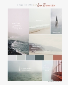 Foggyloveletter - San Francisco Color Palette, HD Png Download, Free Download