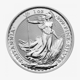 Britannia 1oz Silver Bullion Coin, HD Png Download, Free Download
