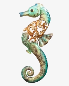 Metal And Capiz Seahorse 15" - Northern Seahorse, HD Png Download, Free Download