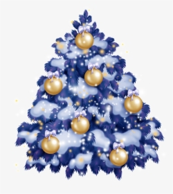 Dark Purple Christmas Tree Png Transparent Material - Christmas Tree, Png Download, Free Download