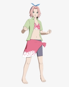 Summer Sakura Naruto Online, HD Png Download, Free Download