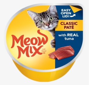 Classic Paté With Real Tuna - Meow Mix Pate, HD Png Download, Free Download
