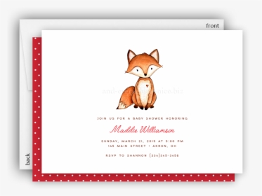 Transparent You"re Invited Birthday Clipart - Red Fox, HD Png Download, Free Download