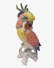 Vintage Ens Germany Cockatoo Figurine Found At Www - Figurine, HD Png Download, Free Download