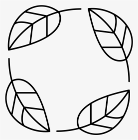 Leaves Icon - Realizar Capas Concéntricas Con Radiaciones Centrifugas, HD Png Download, Free Download
