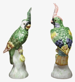 Cockatoos-pair - Pair Vista Alegre Birds, HD Png Download, Free Download