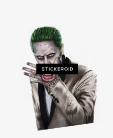 Joker Actors Heroes - Joker Jared Leto Face Tattoos, HD Png Download, Free Download