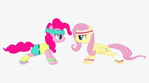 Clipart Doctor Headband - Pinkie Pie And Fluttershy Workout, HD Png Download, Free Download