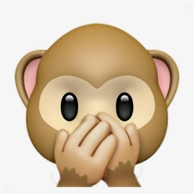 •monkey Emoji 3 🙊 - Speak No Evil Monkey Emoji, HD Png Download, Free Download