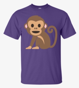 Monkey Emoji T-shirt - Shirt, HD Png Download, Free Download