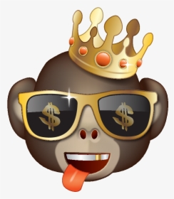 Emoji Monkey Crown, HD Png Download, Free Download