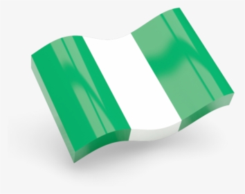 Glossy Wave Icon - Flag Of Nigeria Icon, HD Png Download, Free Download