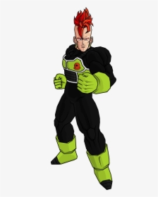 Android 16 Saiyan Armor V2 By Db Own Universe Arts-d3rdupz - Android 16 Dragon Ball Super, HD Png Download, Free Download