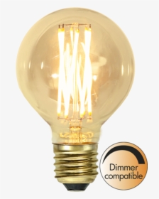 Led Lamp E27 G80 Vintage Gold - Light Bulb Vintage Png, Transparent Png, Free Download