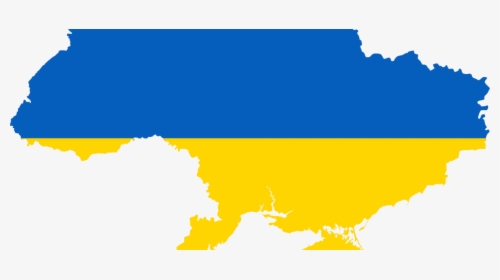 Ukraine - Ukraine Map With Flag, HD Png Download, Free Download