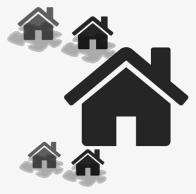 Transparent Village Icon Png - Transparent Black Home Icon, Png Download, Free Download