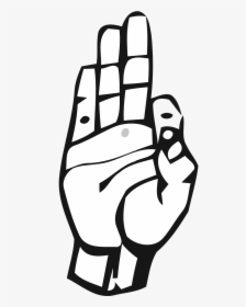 Sign Language F Vector, HD Png Download, Free Download